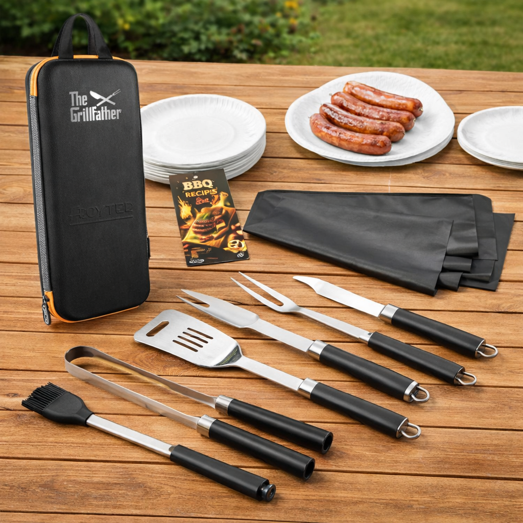 GrillKing Set – zestaw do grilla w eleganckim etui | Gotowy prezent - obrazek 2
